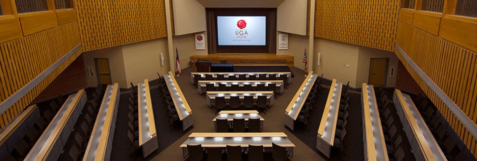 UGA's Masters Hall can accommodate 200 people