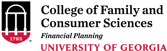 College of Family and Consumer Sciences Financial Planning University of Georgia logo