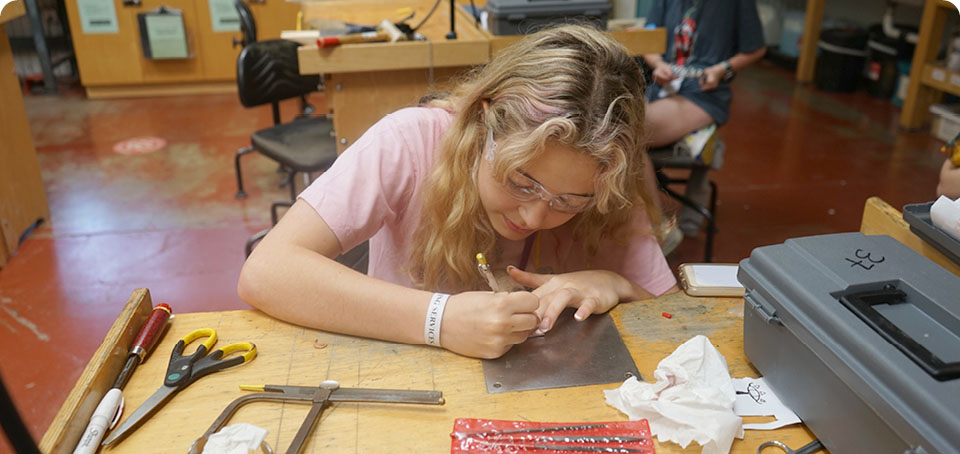 Jewelry Making and Metal Working Camp
