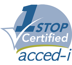 1 Stop Certified acced-i logo