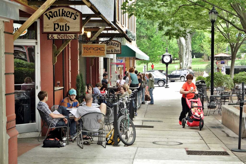 Athens GA restaurants and coffee shops