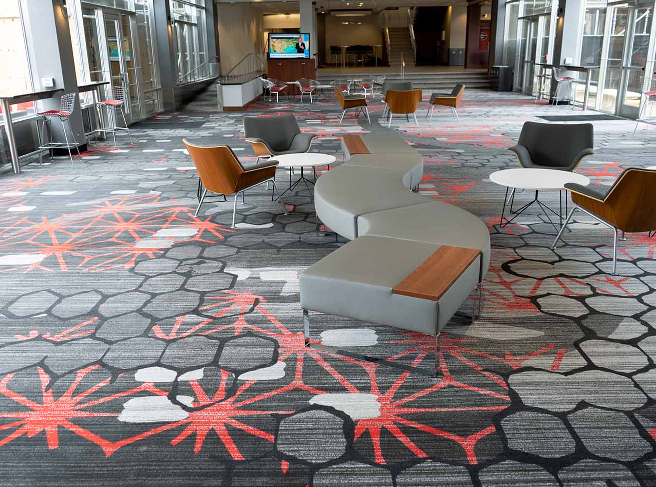 View of the furniture displayed in the Pecan Tree Galleria.
