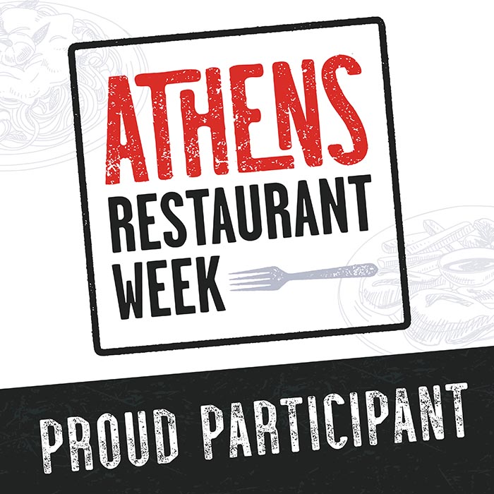 Athens Restaurant Week Proud Participant promotion