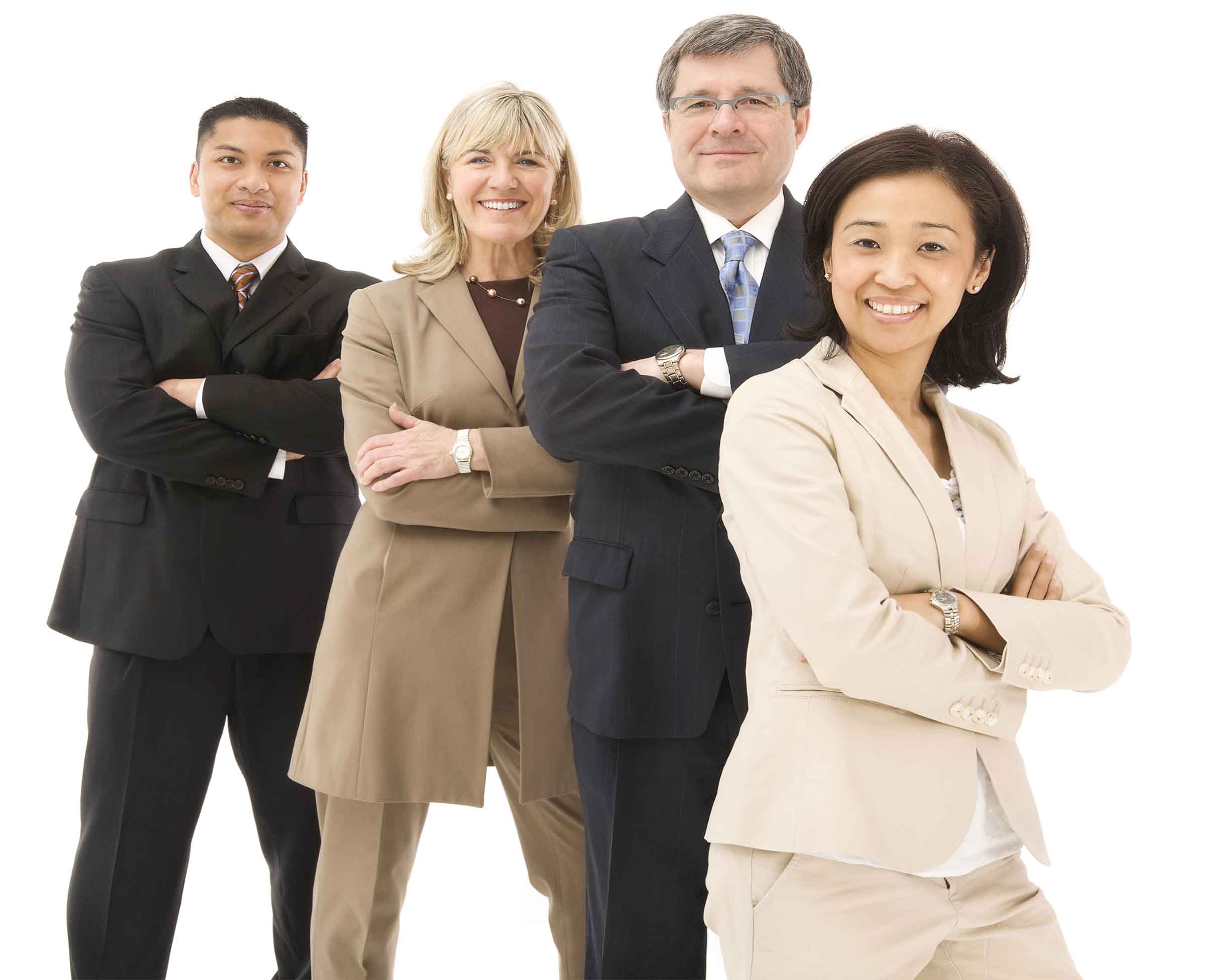 Confident Mature Business team