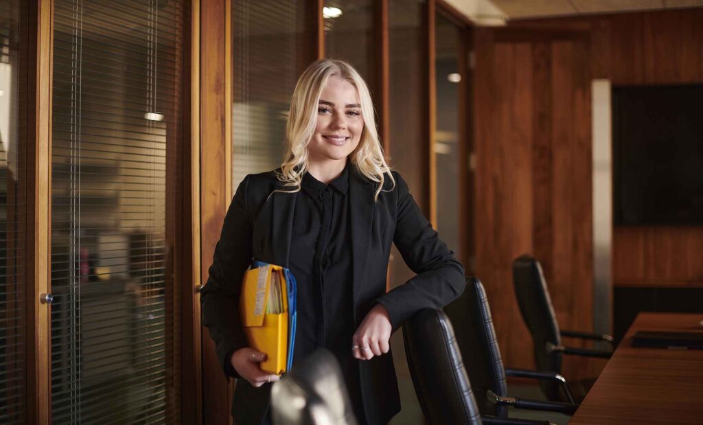 law firm female paralegal