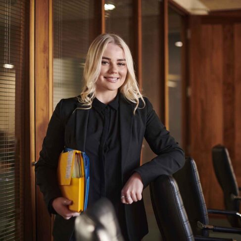 law firm female paralegal