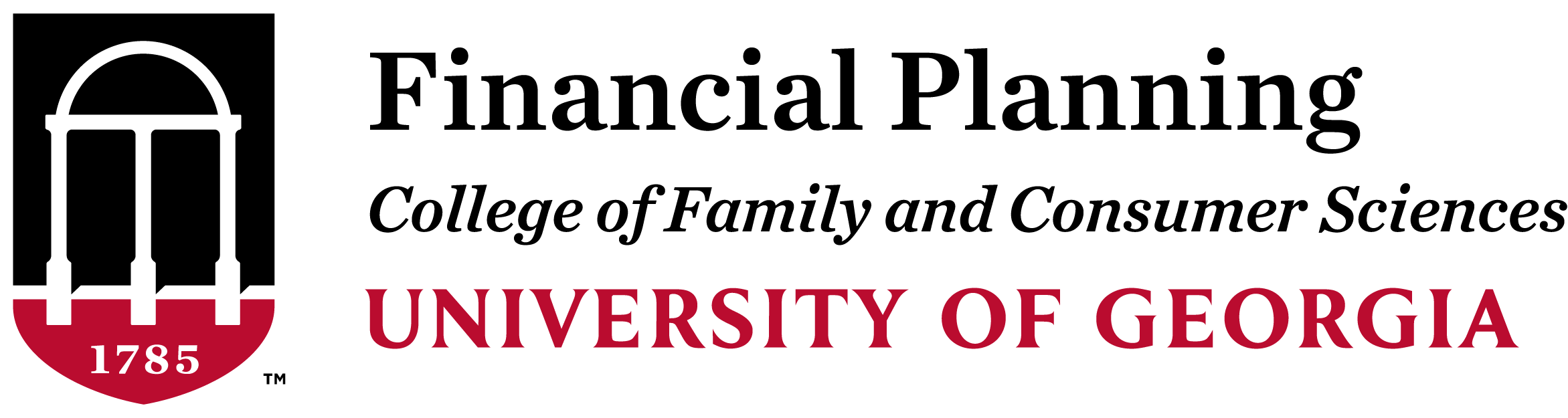Financial Planning, College of Family and Consumer Sciences, University of Georgia logo