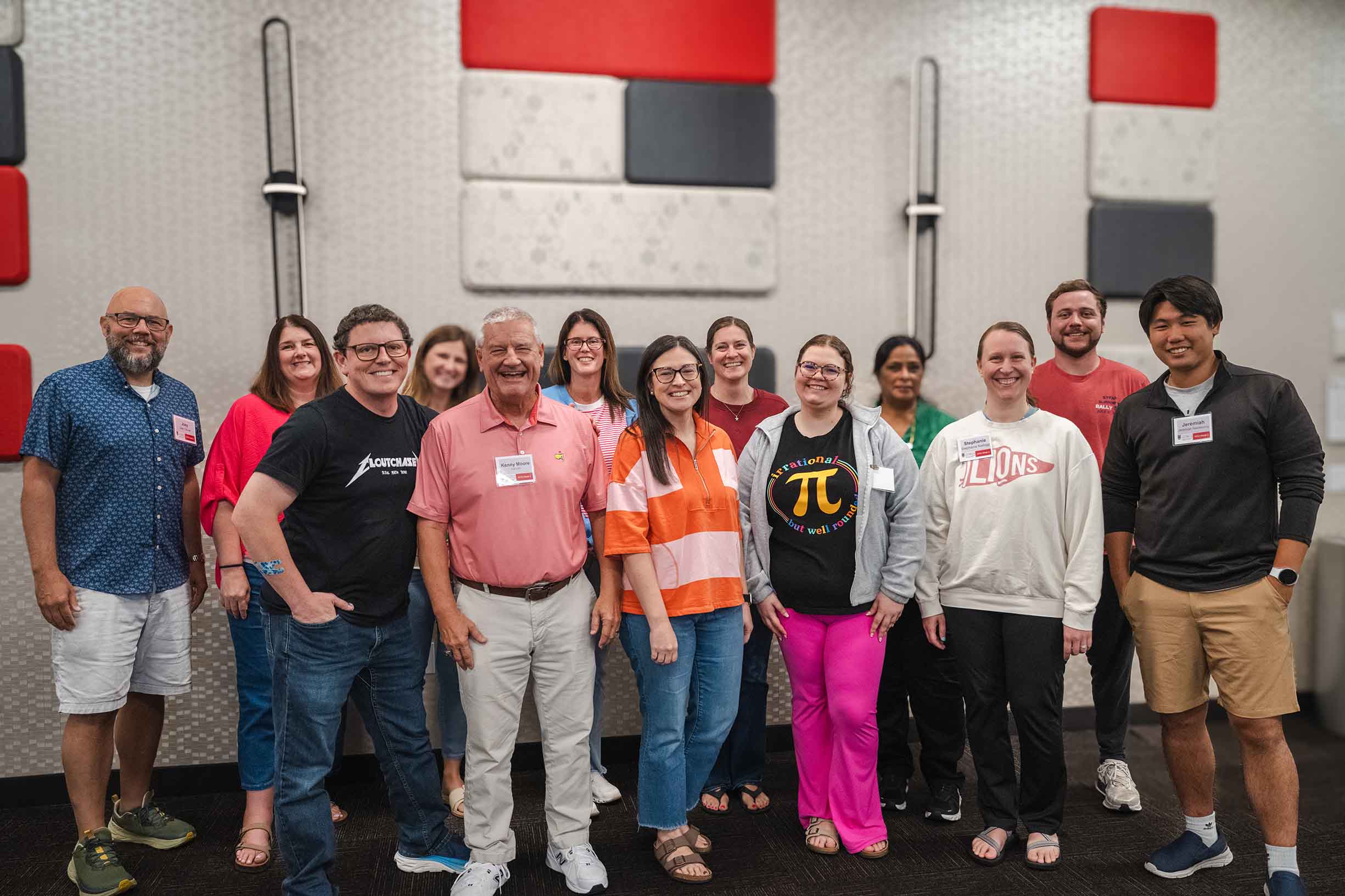Advanced Placement® Summer Institutes participants standing together at the Georgia Center.